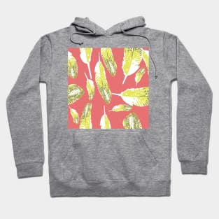 Feathers Vector Fashion Print Seamless Hoodie